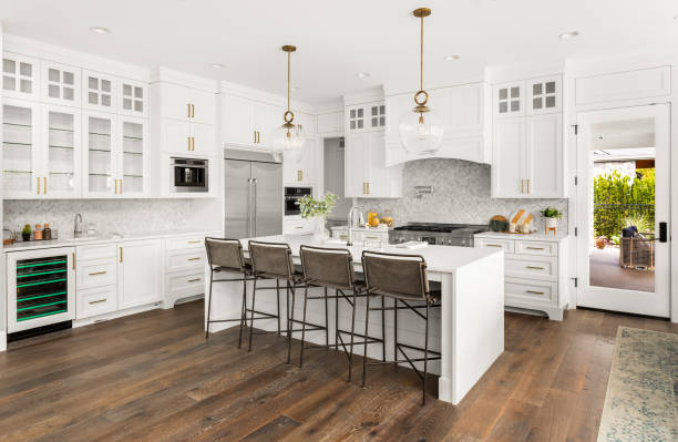 Tile pattern layout planning for backsplash in Delano